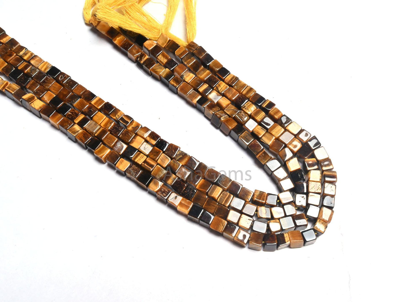 5mm Beautiful Tiger Eye Smooth Box Shape handmade Beads, Natural Tiger Eye 3D Cube Box plain Gemstone Fine Tiger Eye Bead Jewelry Craft SALE