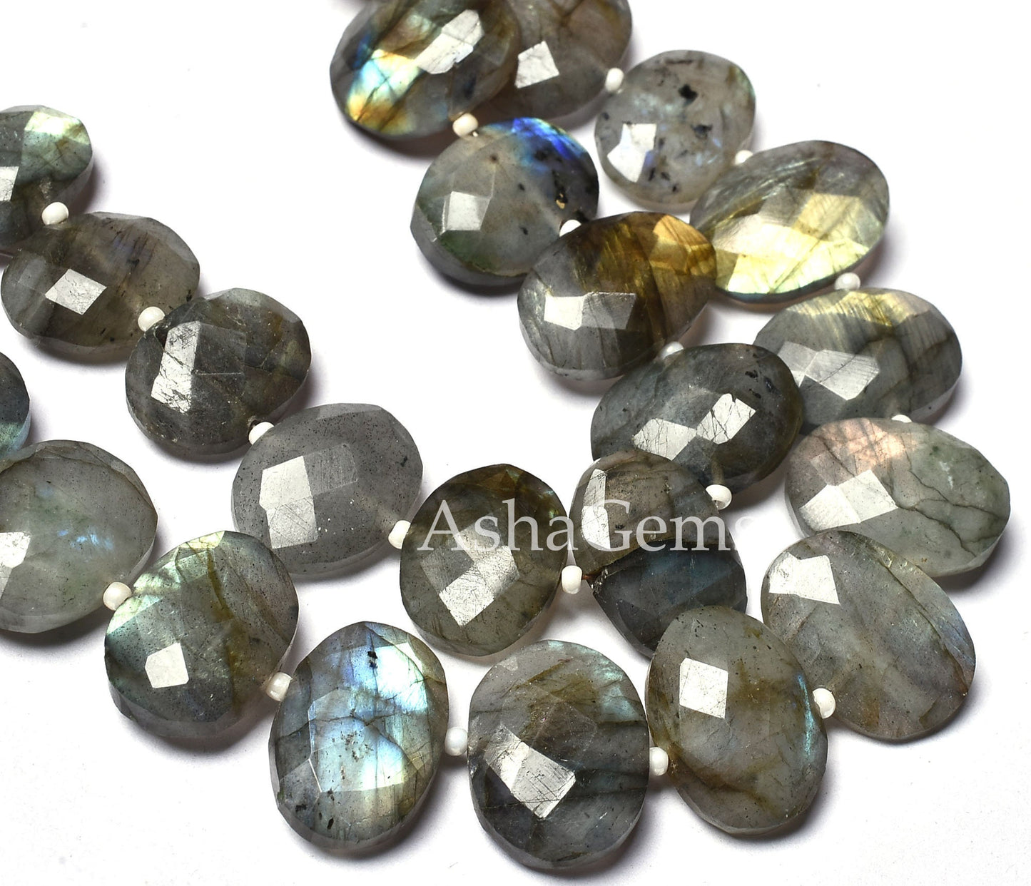 Beautiful Flashy  Black rainbow Faceted Oval Shape Beads,9" Strand Natural Fire Labradorite Fancy Oval Beads, Labradorite Beads Jewelry SALE