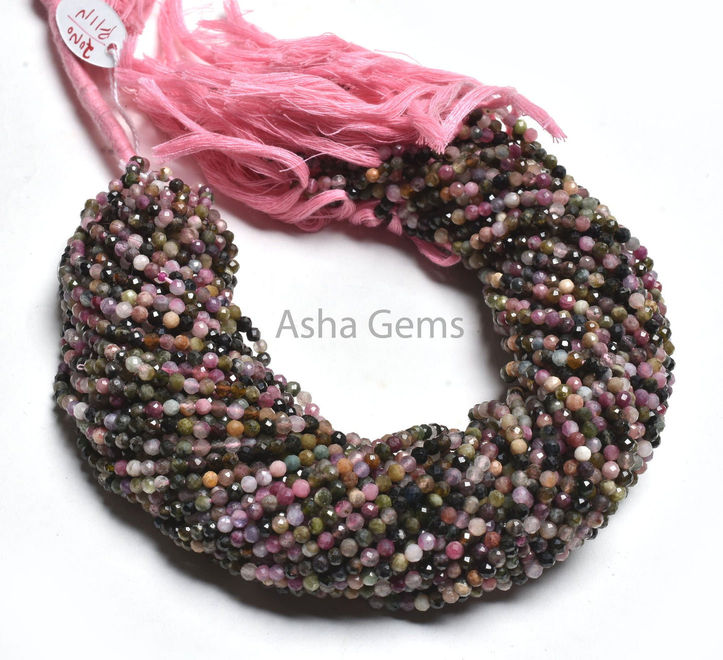 3.50 mm Tourmaline Micro Cut Rondelle Faceted Gemstone Beads, Fine Natural Multi Disco Tourmaline Machine Cut Bead Tourmaline Jewelry Making
