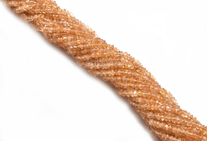 3.5mm Natural Yellow Citrine Quartz Smooth Handmade Button Shape Gemstone Beads,12"Fine Strand Citrine Button Center Drill Bead Jewelry SALE