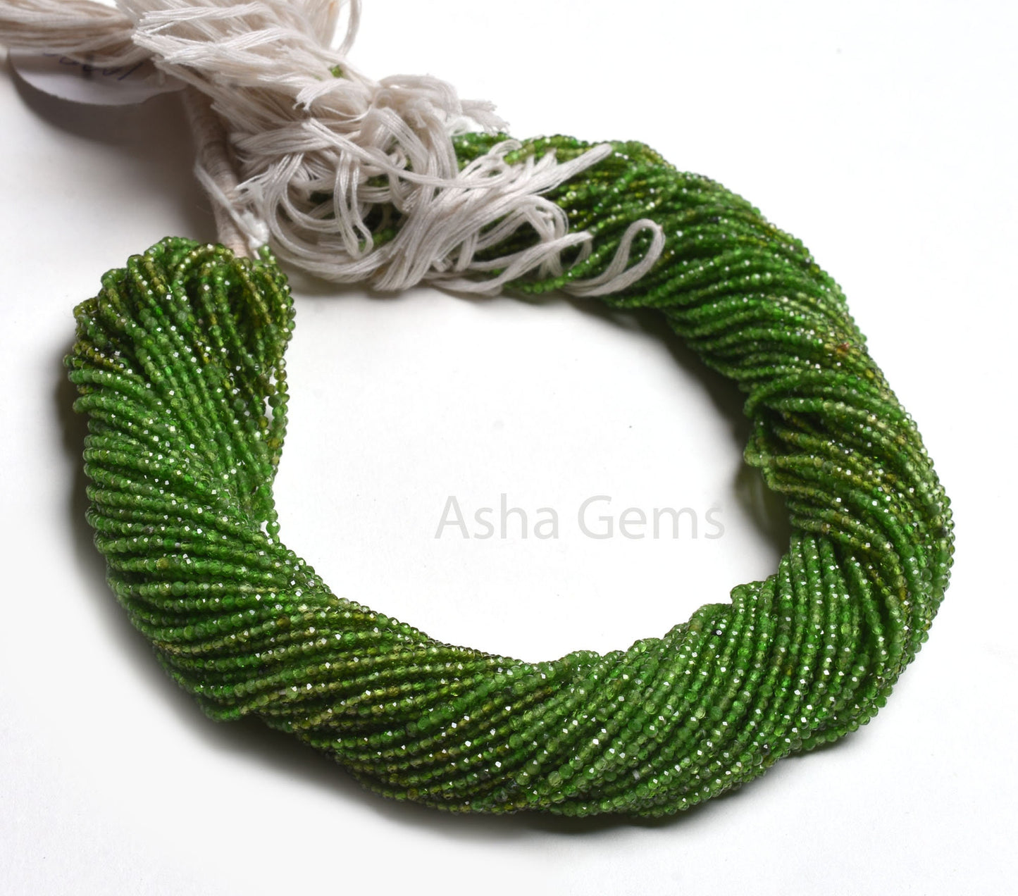 2 mm Natural Chrome Diopside Micro Cut faceted Gemstone Beads,13" Strand Shaded Green Chrome Diopside Machine Cut Tiny Rondelle Chrome Beads