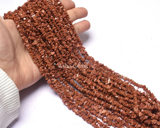 Beautiful Brown Sunstone Uncut Chips Gemstone Beads, Fine Sunstone Smooth Raw Rough Tiny Nuggets Beads, Sunstone  Beads Jewelry Making Craft