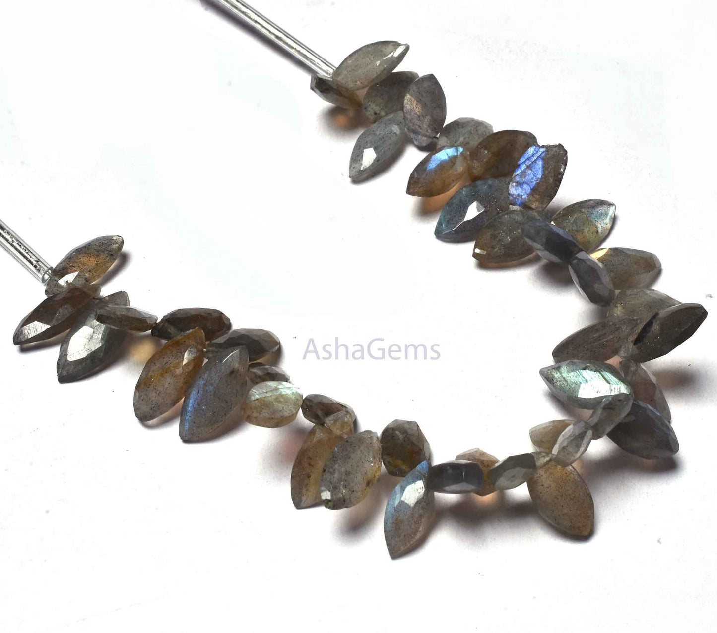 Natural Flash labradorite Faceted Marquise Shape Beads,Multi Fire Black Rainbow Gemstone Beads, Labradorite marquise Briolette Beads Jewelry