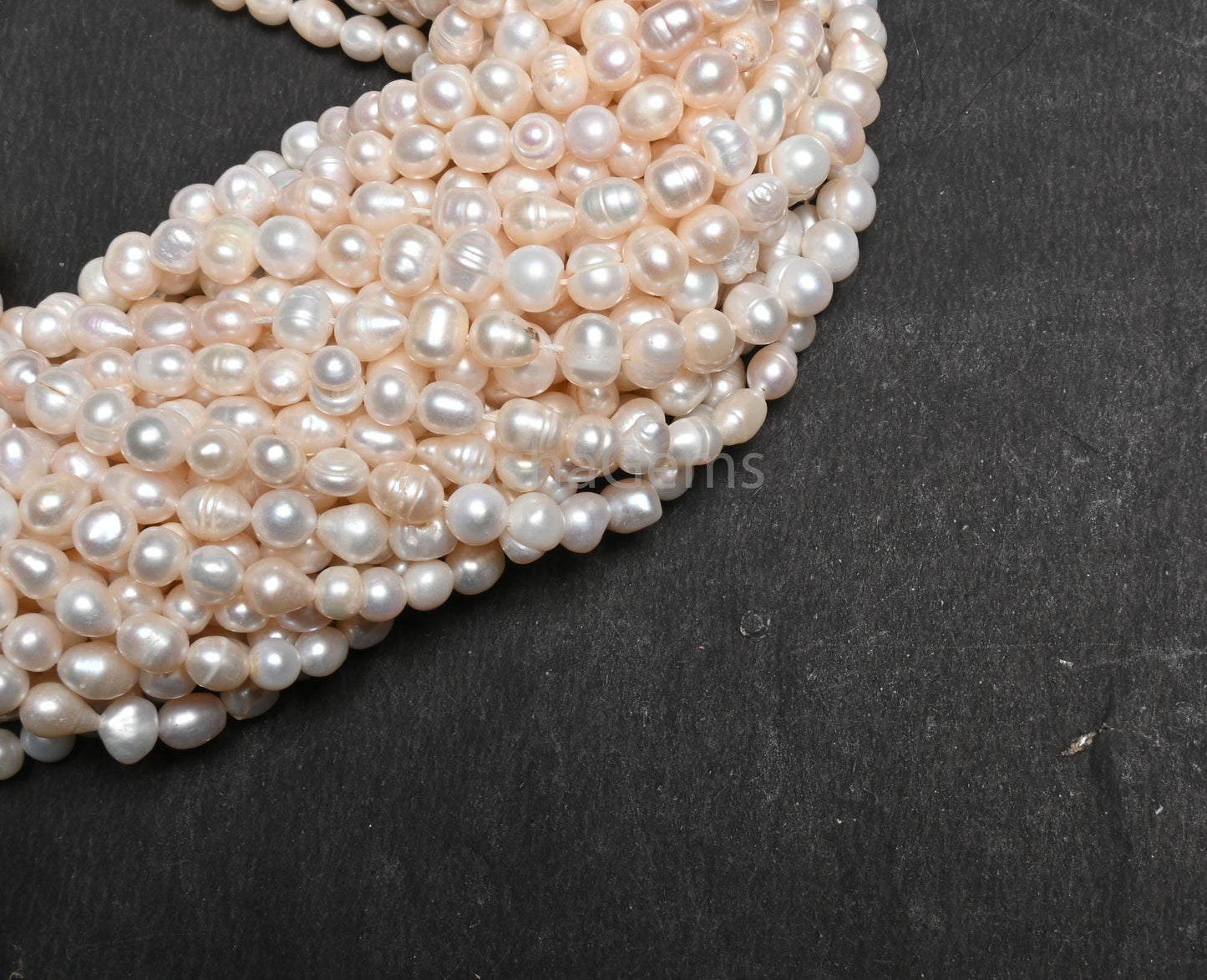 Beautiful Fresh Water Pearl Uneven Shape Beads, Natural Pearl Baroque Beads,7/14"Strand Real Pearl Gemstone Bead Jewelry Craft Necklace SALE