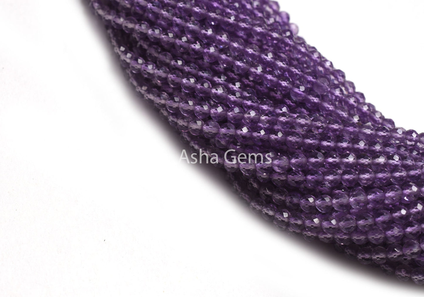 AAA Grade Pink Amethyst Faceted Gemstone Beads,2.7mm Natural Pink Amethyst Faceted Rondelle Shape Beads 13" Strand Amethyst Bead For Jewelry