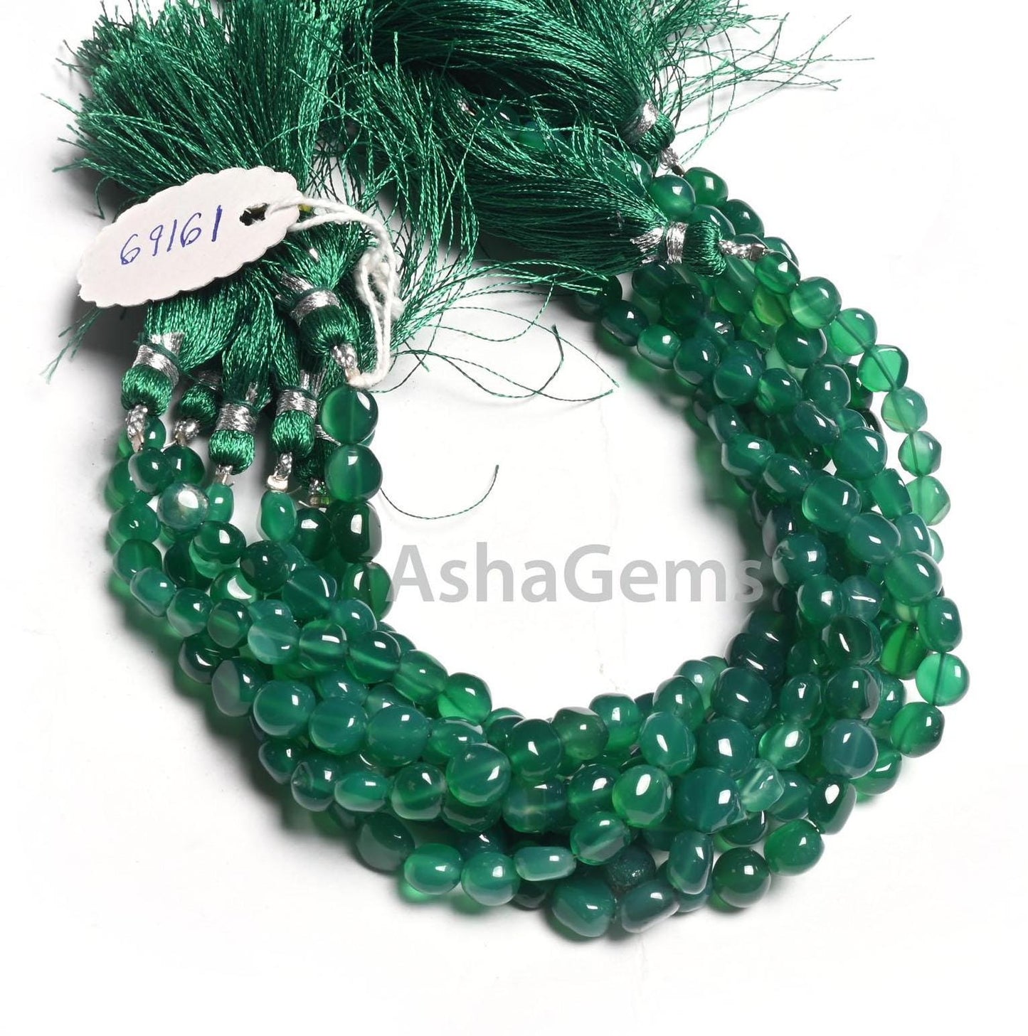 Beautiful Green Onyx Smooth Coin Shape handmade Beads,8" Fine Green Onyx Coin Uneven Handmade Straight Drill Onyx Gemstone Bead Jewelry SALE