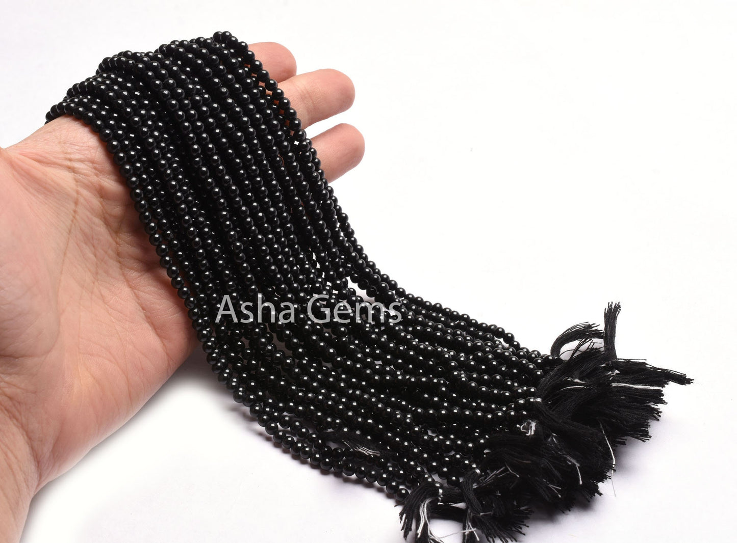 AAA Black Spinal Smooth Round Ball Beads,13" Strand Natural spinel Plain Round Shape Gemstone Beads, Black Spinel Beads Jewelry Makings SALE