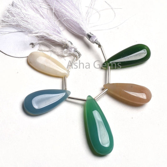 beautiful Multi Disco Gemstone Pears Shape Beads, Mix Gemstone Smooth Teardrop Side Drill Bead, Multi Color Stone Pear Beads Jewelry Makings