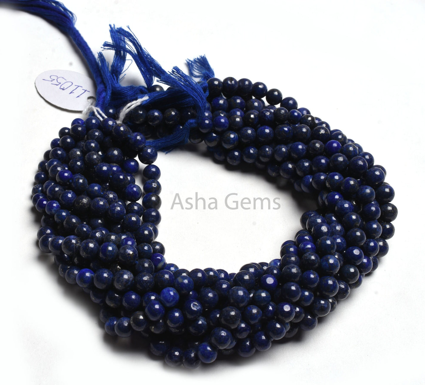 Natural Blue Lapis Smooth Round Ball Gemstone Beads,13" Strand Fine Lapis Lazuli Beads, Lapis Plain Round Shape Bead Jewelry Handicraft SALE