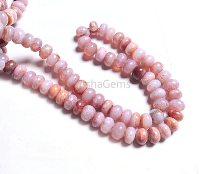 AAA Shaded Brown opal Smooth Rondelle Bedas,16" Shaded Lavender Brown Opal Plain Handmade Gemstone Beads, Fine Opal Beads Jewelry Necklace