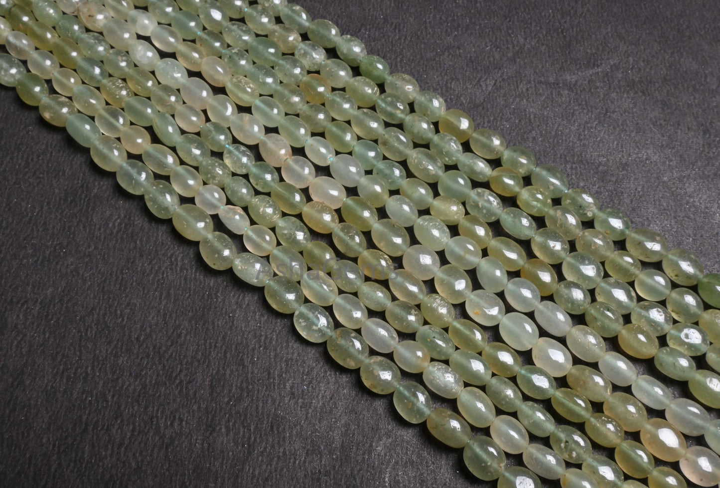 Natural Green aventurine fancy Puff Oval Smooth beads,12" Shaded Green aventurine Plain Handmade Oval Gemstone beads Jewelry Handicraft SALE