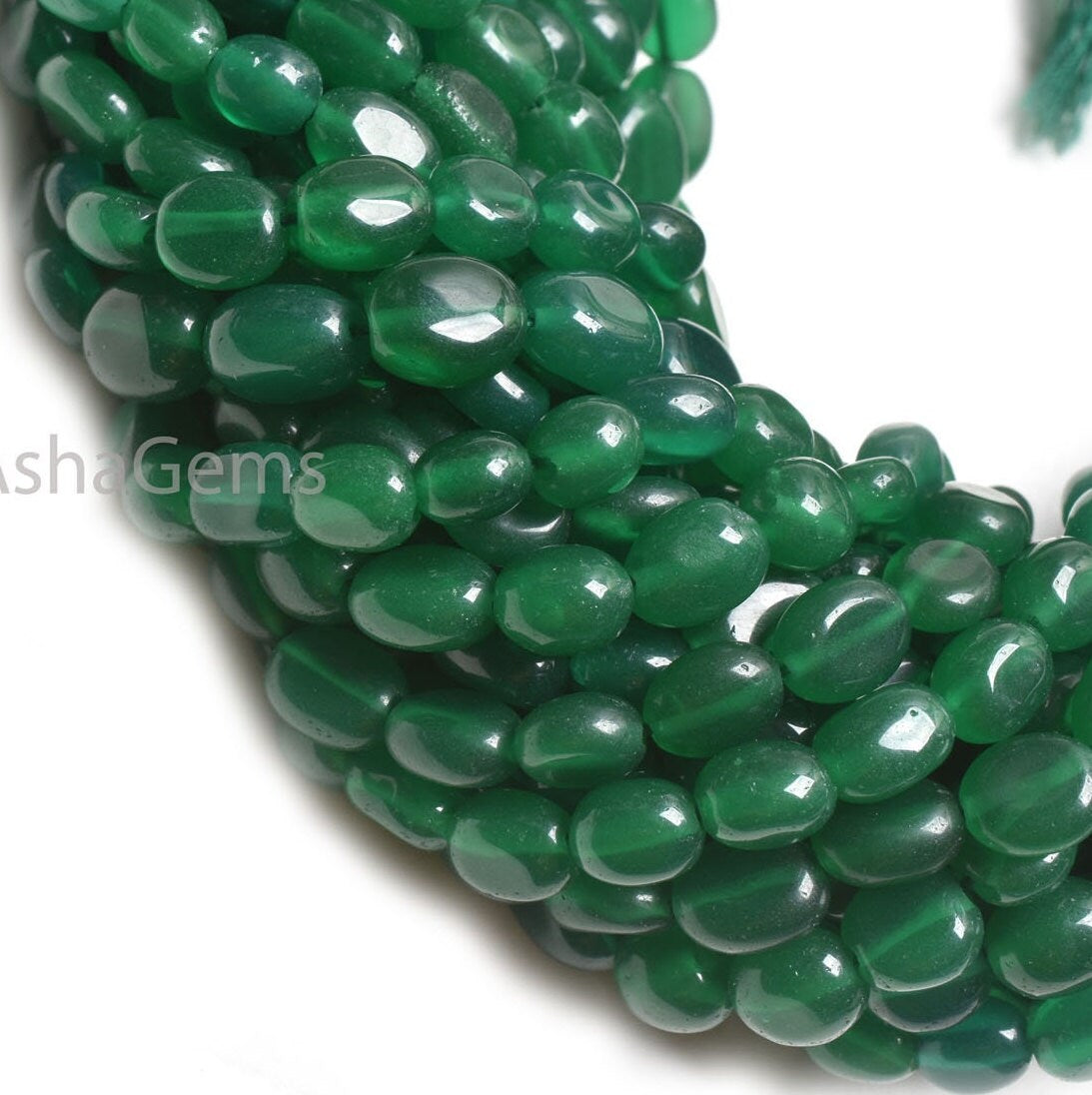 Fine Quality Green Quartz Oval Handmade Gemstone Beads,12"Strand Green Quartz smooth Oval Straight Drill Bead Jewelry Making Handicraft SALE