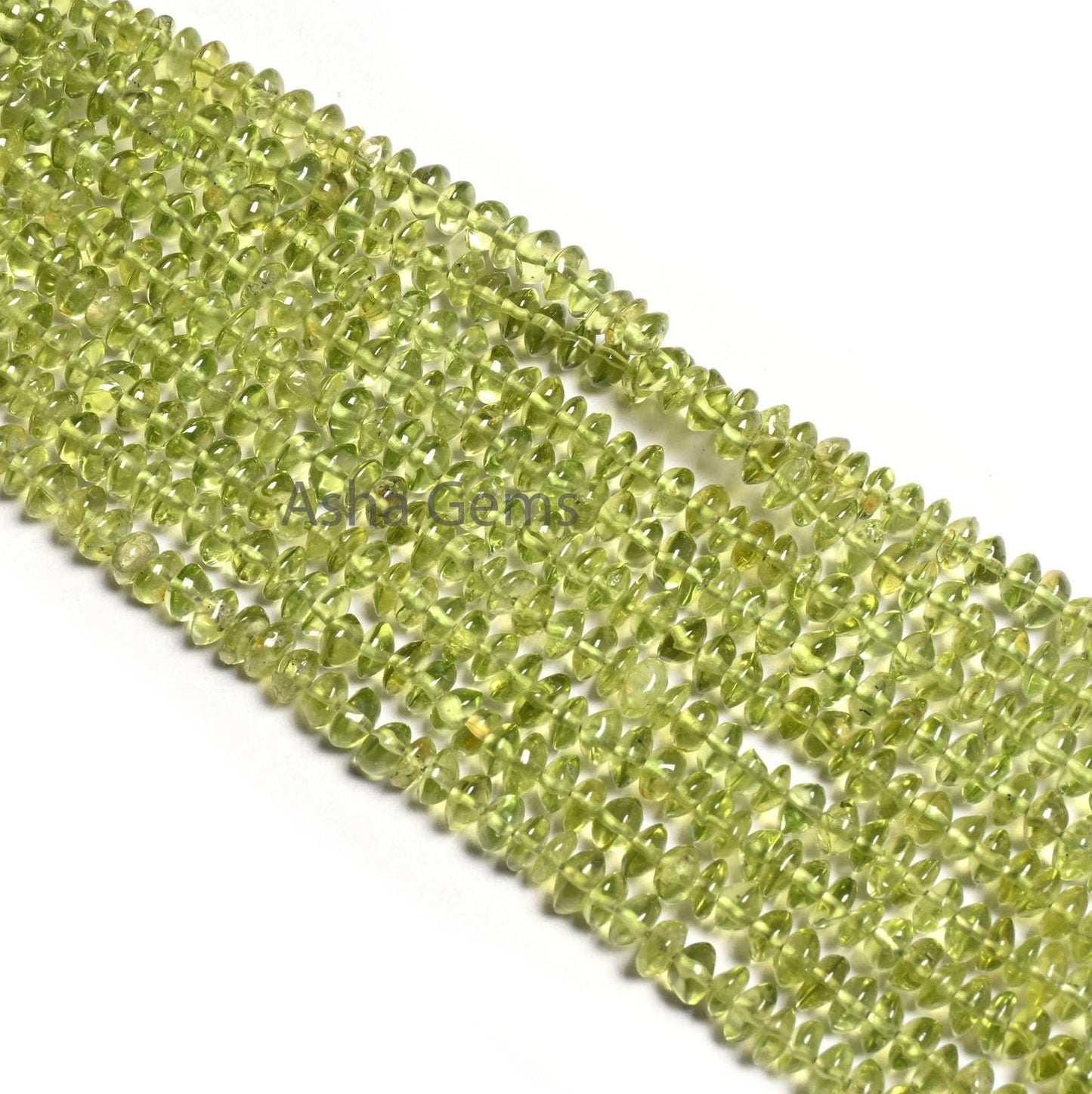 Fine Green Peridot Smooth Button Shape Handmade Gemstone Beads,4.5 mm Natural Peridot Button Center drill Beads, Peridot Bead Jewelry Crafts