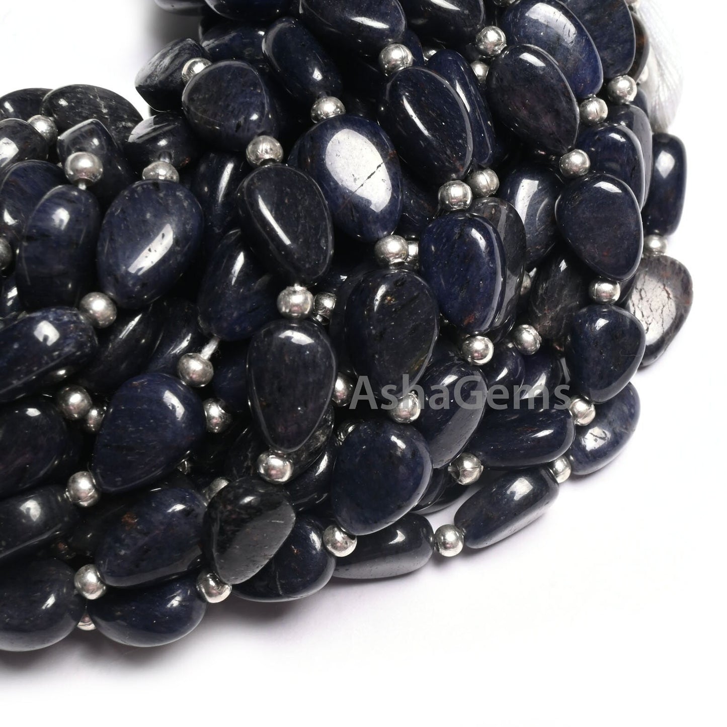 Fine Blue Quartz Smooth Pear Shape Gemstone Beads,9"Strand Blue Quartz fancy Teardrop Straight Drill handmade Bead Jewelry making Craft SALE