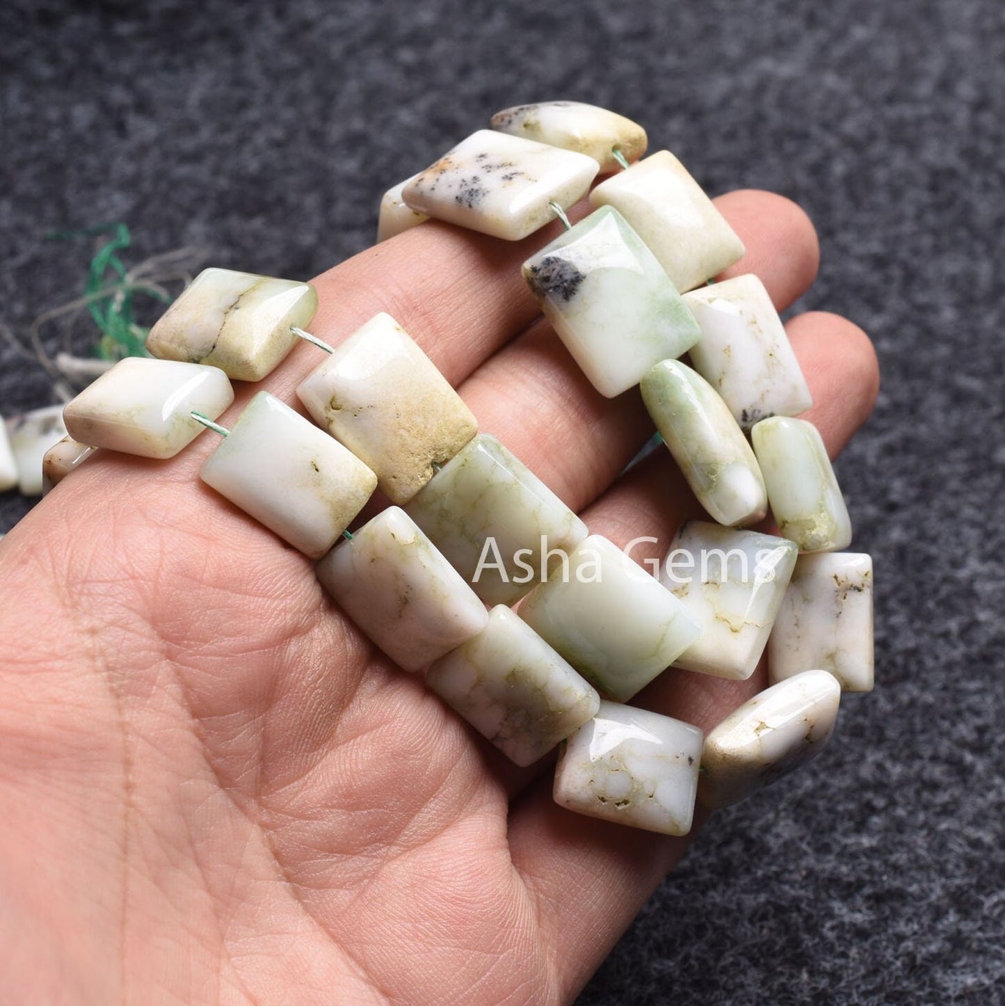 15"Strand Natural Chrysoprase Smooth Chiclet Beads, Chrysoprase Beads, Chrysoprase Plain Handmade Rectangle Gemstone Loose Bead Jewelry SALE