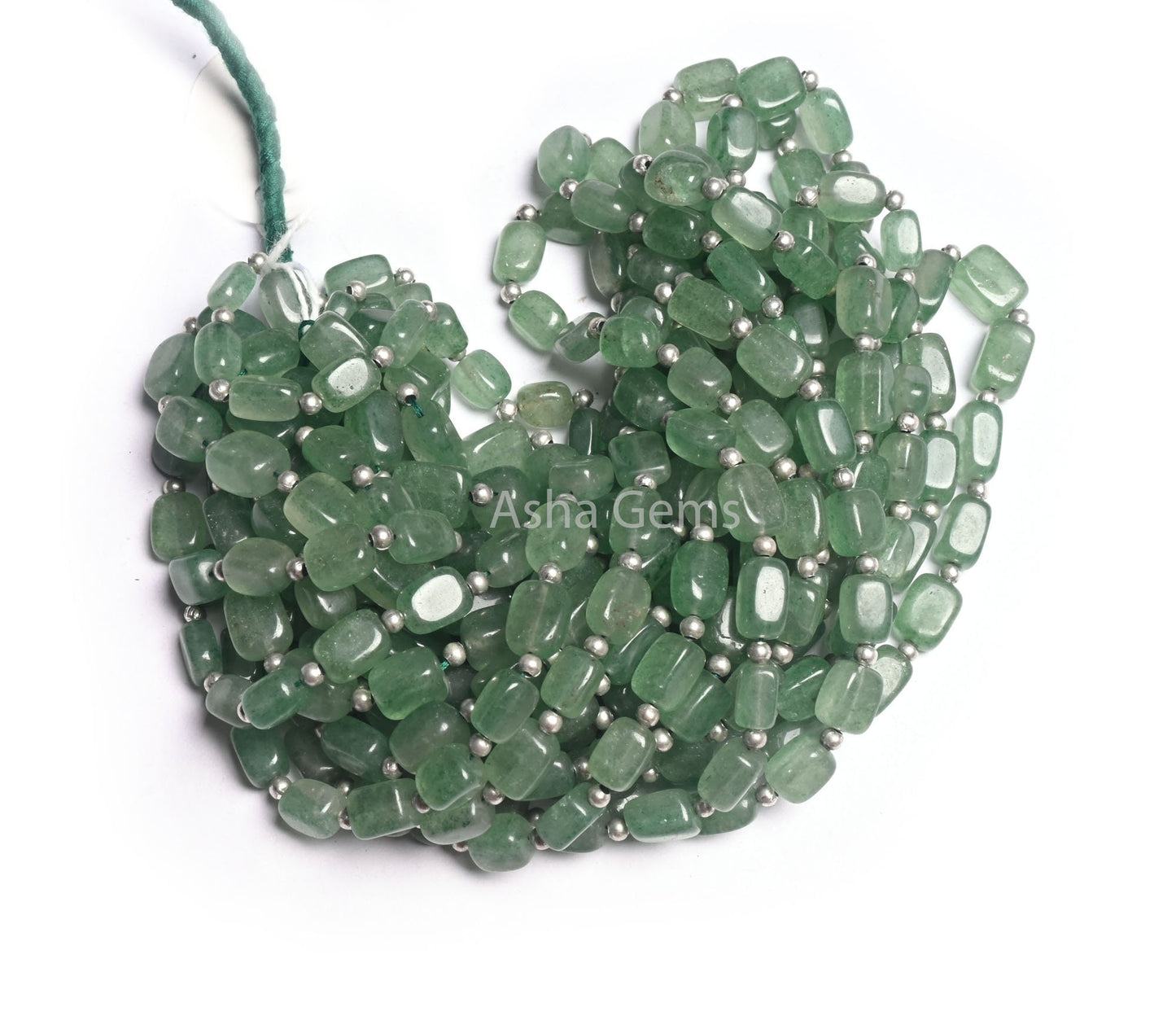 Fine Green Strawberry Quartz Smooth Rectangle Shape Beads,Natural Strawberry Fancy Puff Rectangle Handmade Gemstone Straight Drill Bead SALE