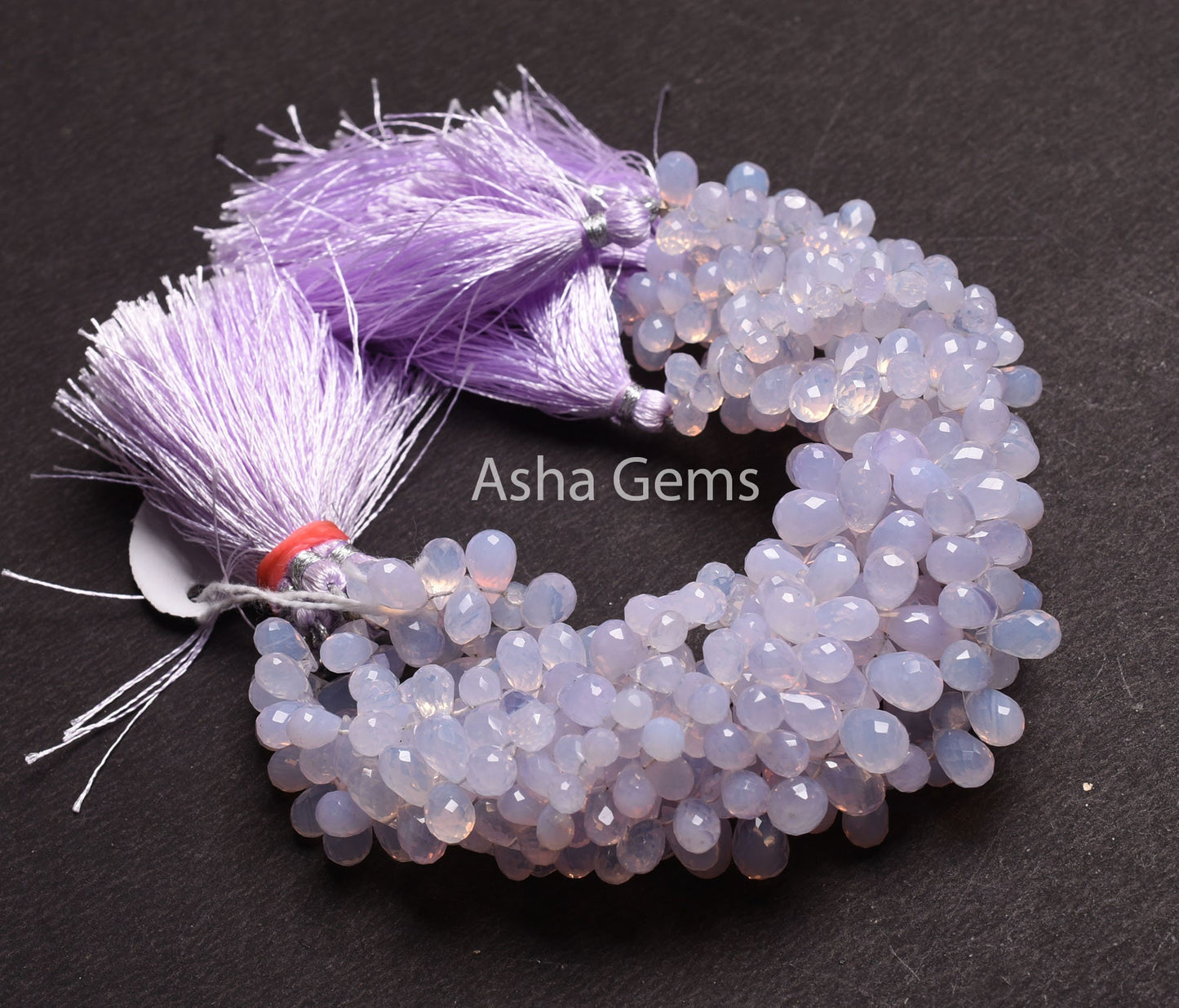 Beautiful Lavender Quartz Faceted Drop Shape Beads,8" Light Purple Lavender Quartz Teardrop Briolette Beads, Fine Lavender Quartz Beads SALE