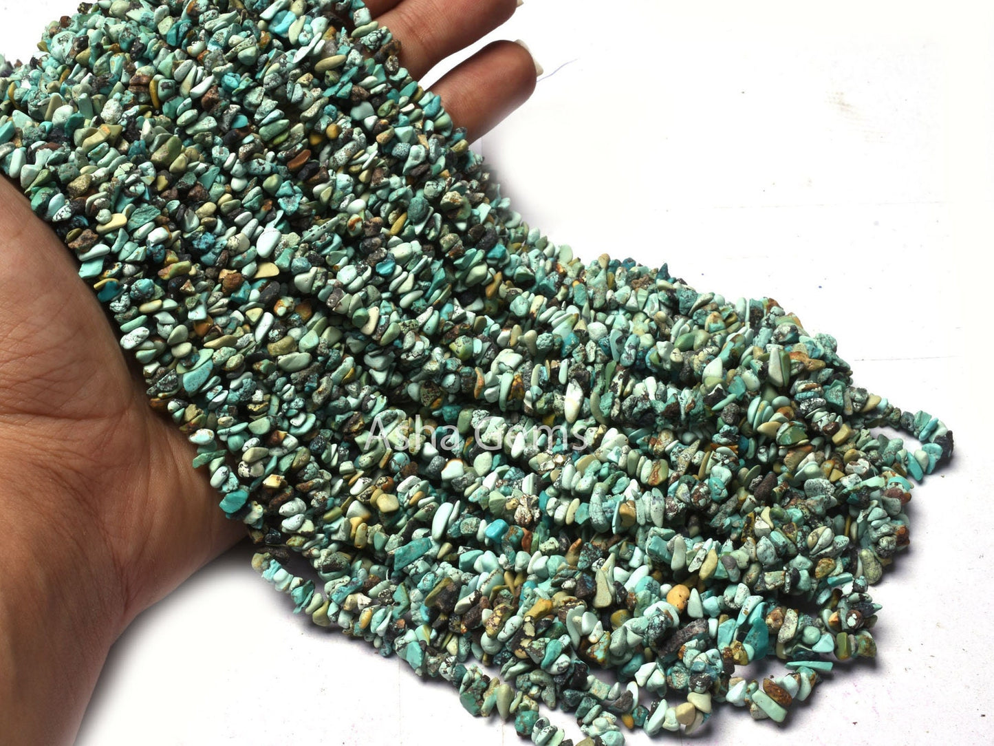 34" Strand Natural Tibetan Turquoise Uncut Chips Gemstone Beads, Smooth Raw Rough Nuggets Beads, fine Quality Turquoise bead Uncut Chip SALE