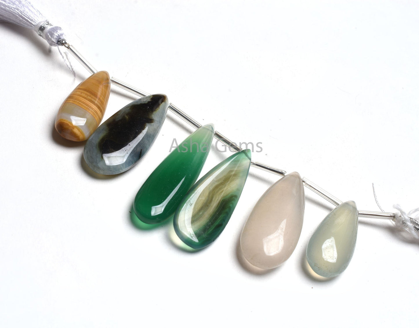 Mix Gemstone Smooth Pear Beads,13x30-16x38 mm Multi Color Stone Plain Teardrop Side Drill Loose Beads, Disco Pears Beads Jewelry Handicraft