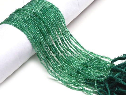 13" Strand AAA Quality Green Onyx Micro Cut Gemstone beads,2.5mm Shaded Green onyx Machine Cut Rondelle Faceted Bead Onyx Beads Jewelry SALE