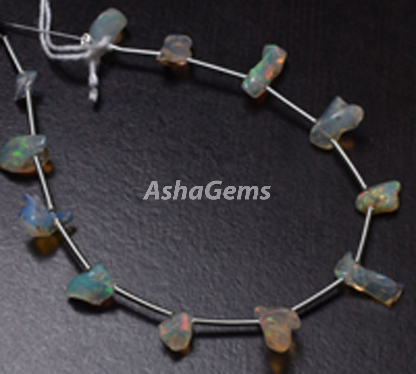 Natural Welo Fire Ethiopian Opal Raw Nuggets Beads, 5.5-14 mm Beautiful Rainbow Fire Untreated Ethiopian Opal rough Beads, Rock Mineral Opal