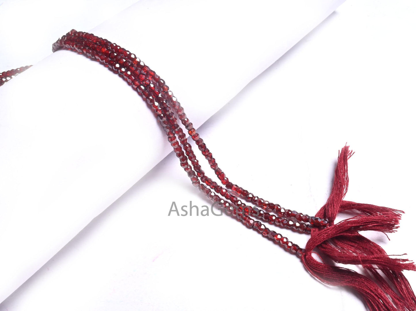 13" Strand Beautiful Red Zircon Micro Cut Rondelle Faceted Gemstone Beads 3 mm,AAA Quality Cubic Red Zircon Machine Cut Bead Jewelry Crafts