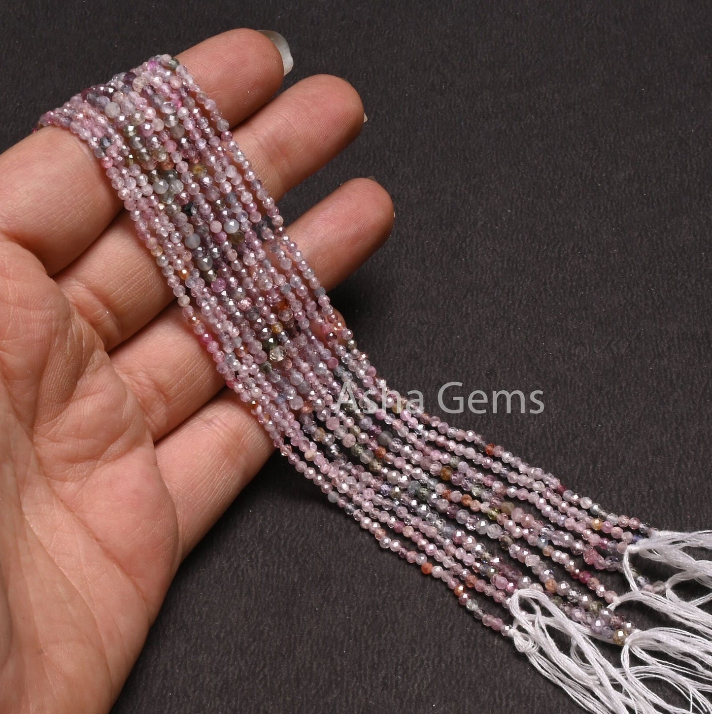 Beautiful Multi Color Disco Spinel Faceted Rondelle Tiny Gemstone Beads,13"Strand Natural Spinel Rondelle Micro Cut Bead Spinal Jewelry SALE