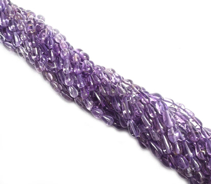 Beautiful Brazil Amethyst Smooth Uneven Drop Straight Drill Beads,12.5" Natural Amethyst handmade Teardrop Gemstone Beads Jewelry Craft SALE