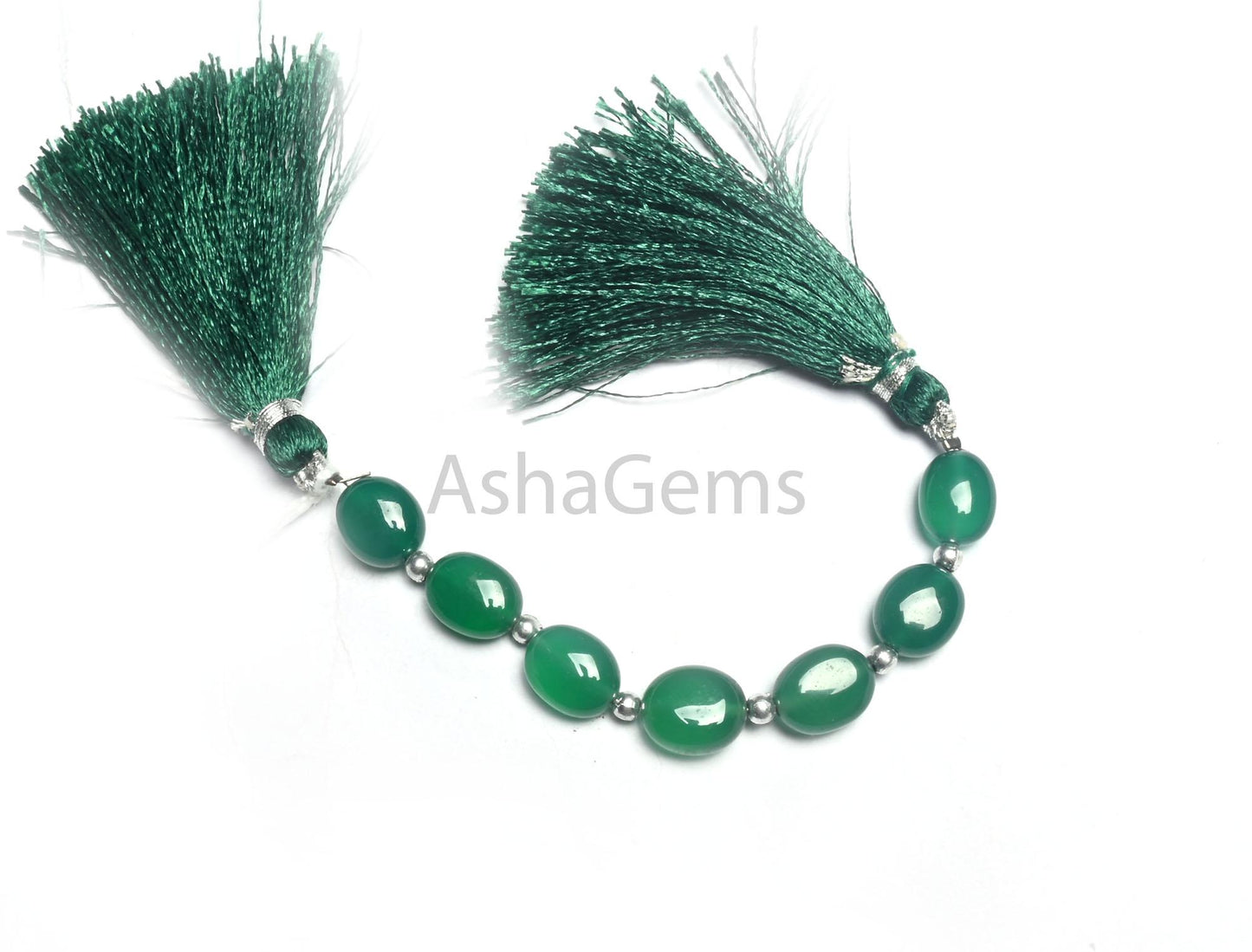 Beautiful Green Onyx Smooth Oval Shape Gemstone Loose Beads,8.5-11 mm Fine onyx Plain Handmade Oval Straight Drill Beads Jewelry Making SALE