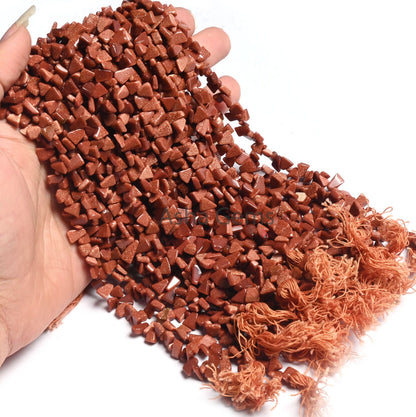 14 Inch Strand Brown Sunstone Smooth Triangle Side Drill Beads, Beautiful Sunstone Fancy Trillion Gemstone Handmade Beads Jewelry Craft SALE