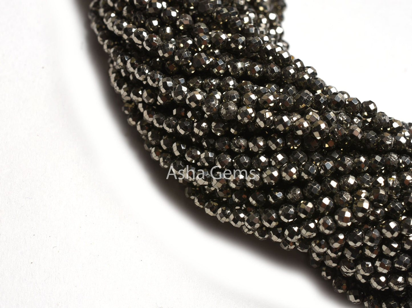 Beautiful Natural Pyrite Micro Cut Rondelle Faceted Gemstone Beads 3 mm AAA Quality Copper Pyrite machine Cut Rondelle Beads Crafts Jewelry