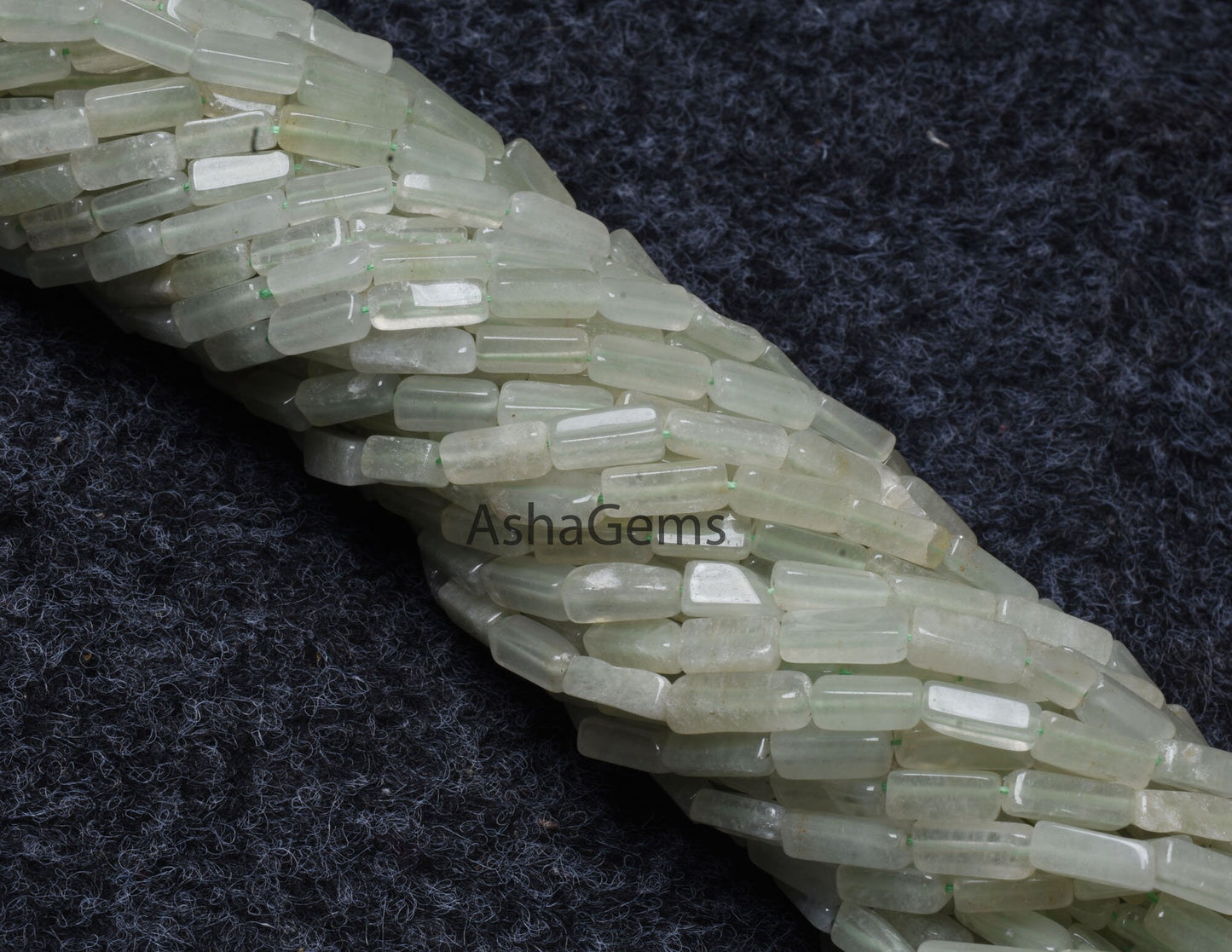Natural Aventurine Smooth Rectangle Beads,13" Strand Grape Green Aventurine Plain Handmade Uneven Rectangle Beads Aventurine Beads Jewelry