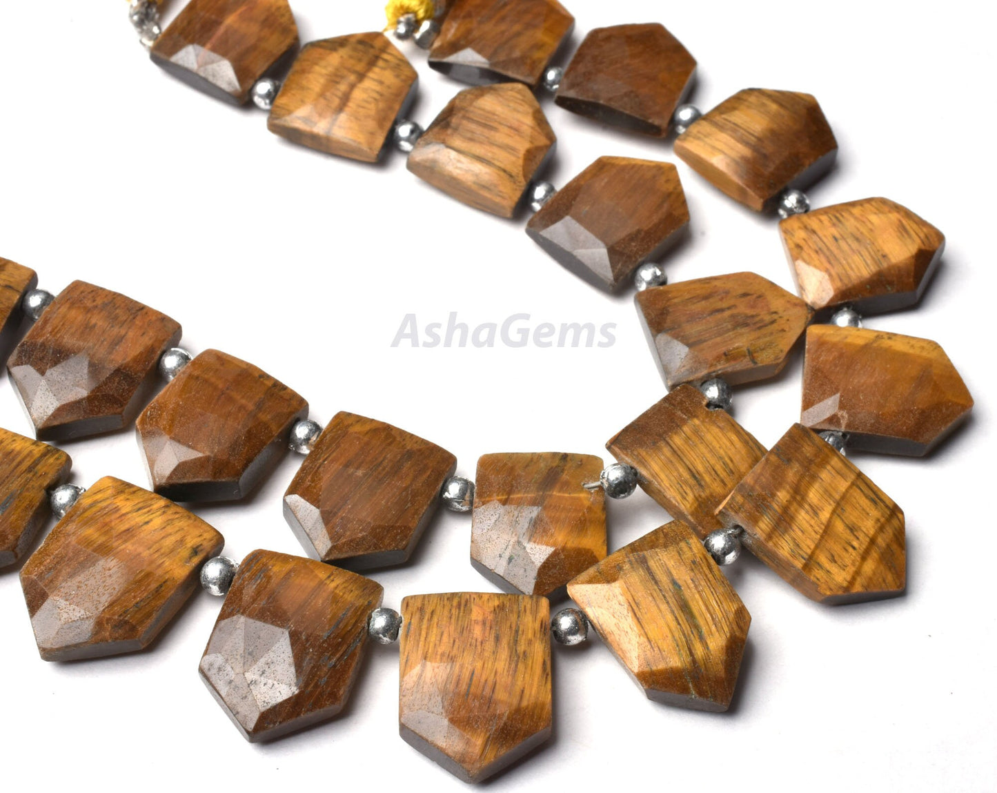 Brown Tiger Eye Faceted Fancy Shape Beads,12x15-12x17mm Natural Tiger Eye Gate Shape Beads Gemstone Briolette Tiger Eye Side Drill Bead SALE