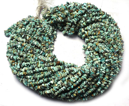 34" Strand Natural Tibetan Turquoise Uncut Chips Gemstone Beads, Smooth Raw Rough Nuggets Beads, fine Quality Turquoise bead Uncut Chip SALE