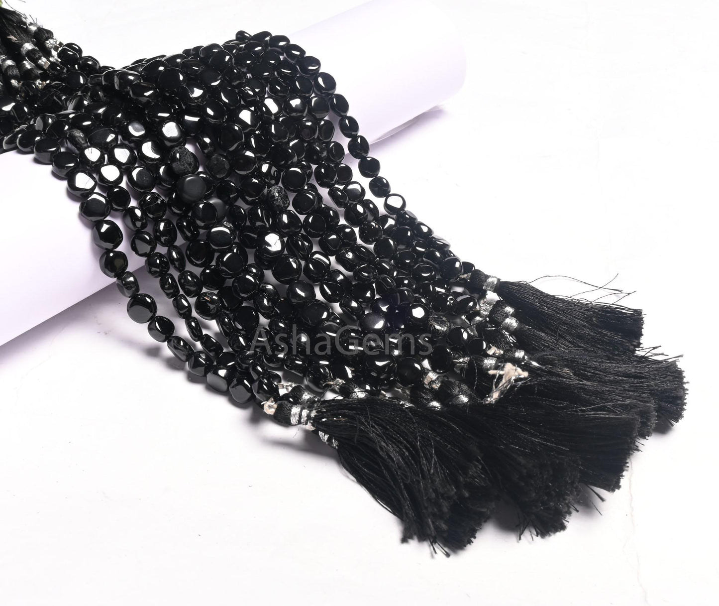 Fine Quality Black Spinal Smooth Coin Shape Gemstone Loose Beads,8" Natural Spinel Plain Handmade Coin Bead, Coal Black Spinel Beads Jewelry