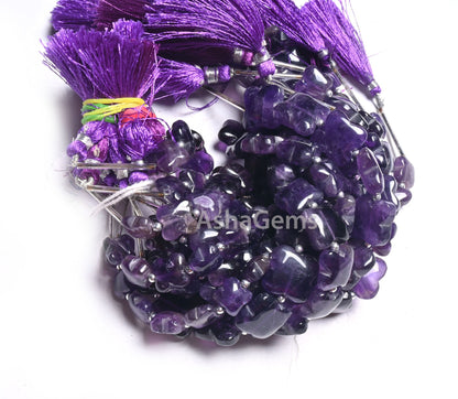 Natural Amethyst Smooth Carving Flower Shape Gemstone handmade Beads, Purple Amethyst Fancy Carve Square Straight Drill Beads Jewelry Crafts