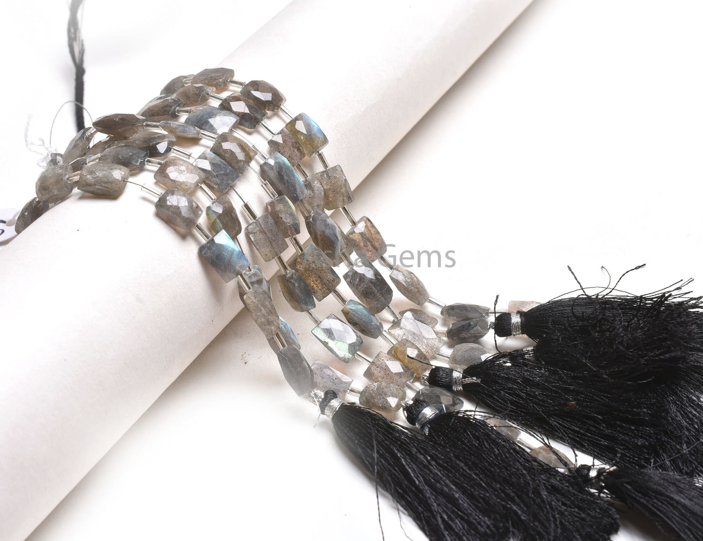 Natural Fire Labradorite Faceted Rectangle Gemstone Beads Flashy Labradorite Fancy Chicklet Shape Briolette Straight Drill Bead Jewelry SALE