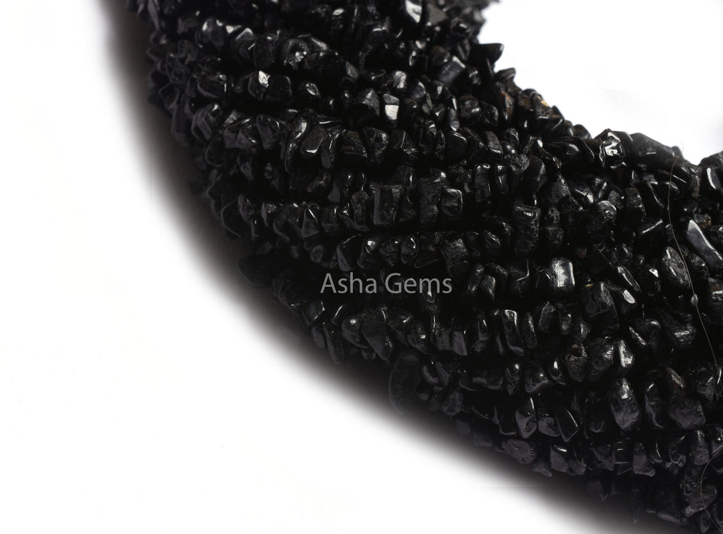 34"Strand Natural Black Tourmaline Raw Uncut Chips Beads Gemstone,Black Tourmaline Nuggets,Tourmaline Beads,Rough Polish Beads, Uncut Chips