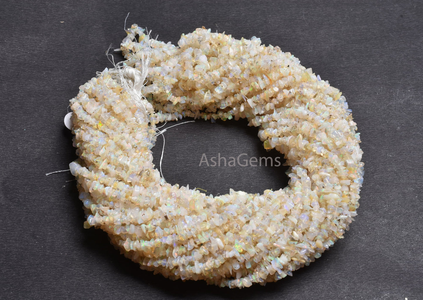 Beautiful 34"Strand Natural Ethiopian Opal Uncut Chips Gemstone Beads,Ethiopian opal Raw Nuggets Smooth Bead AAA Quality tiny Opal Chip Bead