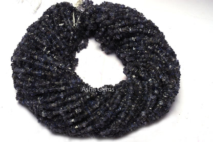 34"Strand Natural Blue Iolite Uncut Chips Beads Gemstone Iolite Raw Rough Gemstone Iolite Beads, Uneven Tiny Nugget bead Jewelry Craft SALE