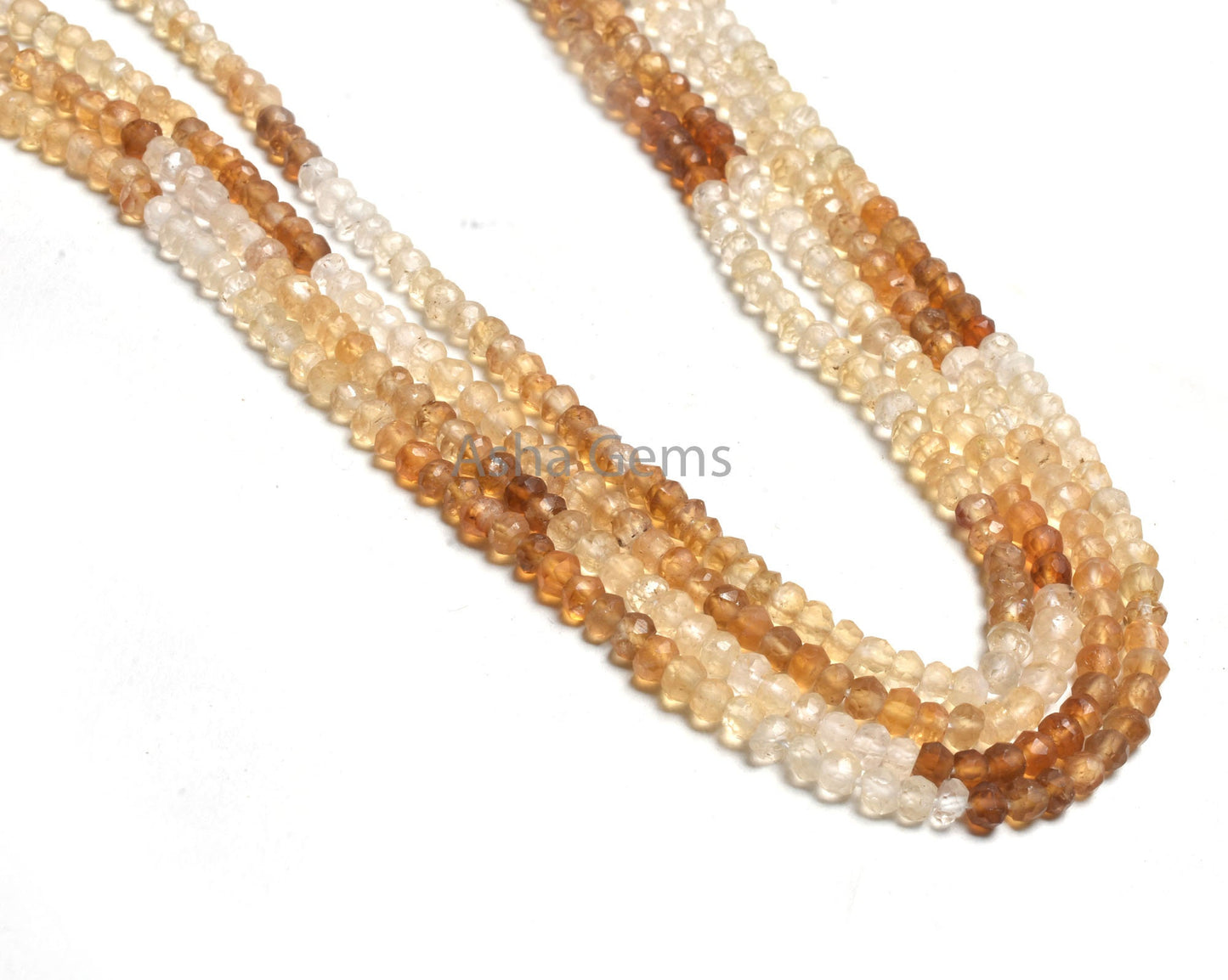 4 mm Yellow Citrine Indian Cut Faceted Beads,13" Strand Natural Citrine Quartz Faceted Rondelle Beads, Fine Citrine Bead Jewelry Making SALE