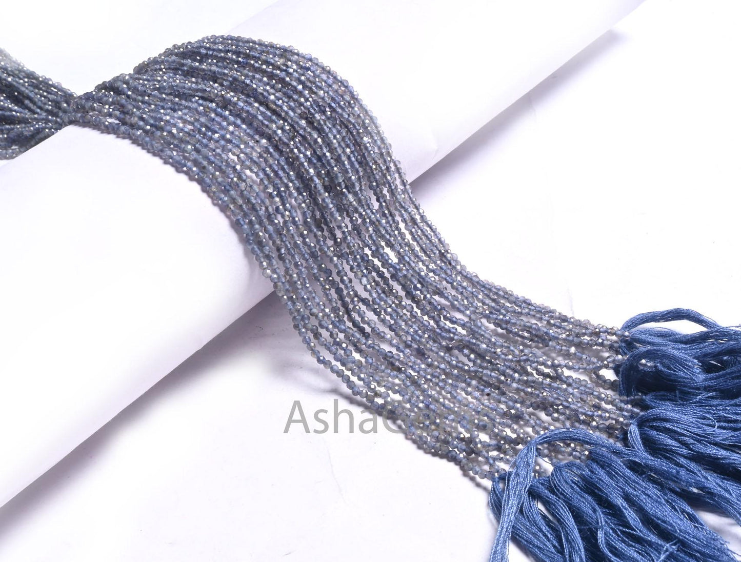 2mm Natural Iolite Tiny Rondelle Faceted Machine Cut Beads,12.5" Blue Iolite Micro Cut Gemstone Loose Iolite Bead Jewelry making Craft SALE