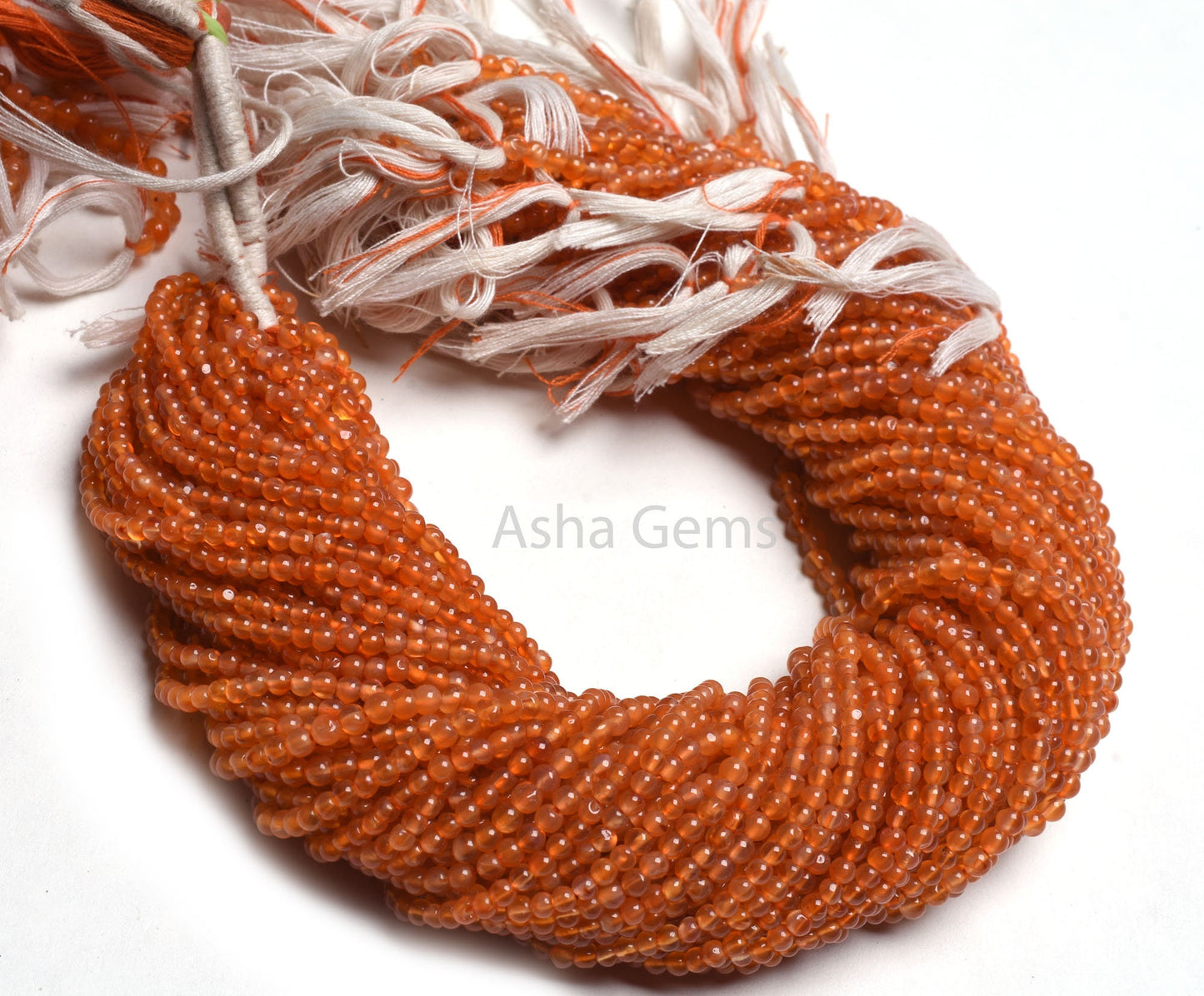 AAA Carnelian Smooth Round Ball Gemstone Beads,13" Strand Orange Carnelian Beads, Natural Carnelian Round Shape Bead Jewelry Handicraft SALE