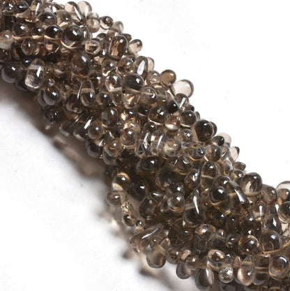 Beautiful Smoky Quartz Smooth Handmade Drops Gemstone Beads,Smoky Plain Handmade Tiny Teardrop Handmade Smoky Bead Jewelry Making Craft SALE