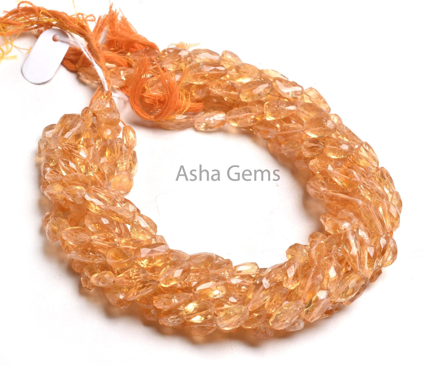 Natural Citrine Faceted Nugget Shape Beads, Fine Yellow Citrine Quartz Indian Cut Uneven Tumble Straight Drill Citrine Beads Jewelry Crafts
