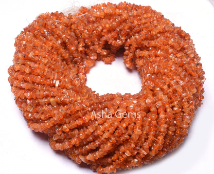 Carnelian Smooth raw Uncut Chip Gemstone Beads, Orange-Red Carnelian Plain Uneven Small Chip Beads Carnelian raw Rough Beads Jewelry Crafts