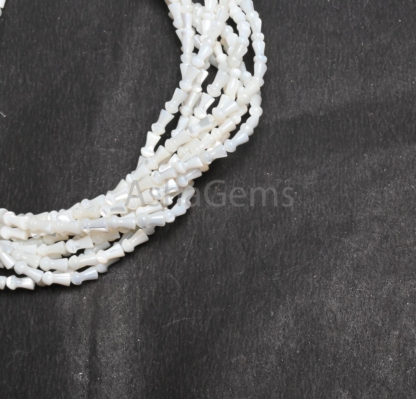 Beautiful Mother Of Pearl Fancy Mushroom Shape Gemstone Loose Beads,4-7.5 mm Natural Iridescent White MOP Shell Smooth Beads Jewelry makings