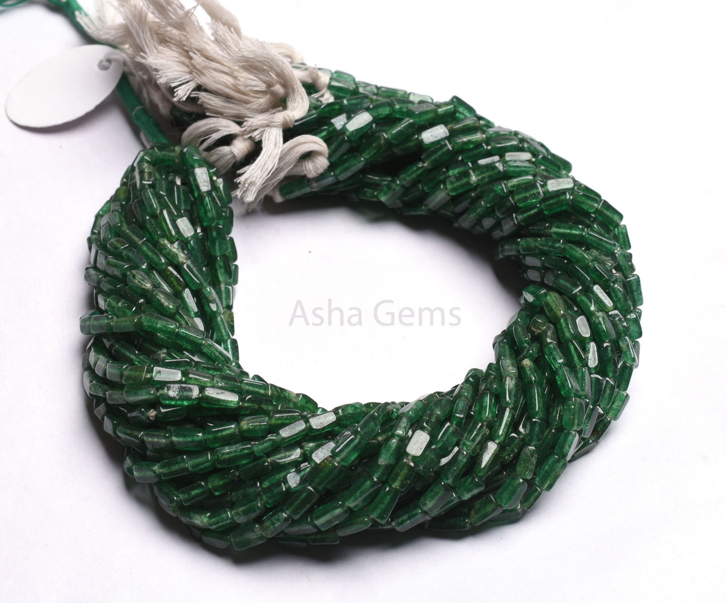 13" Strand Natural Green Mica Smooth Rectangle Beads, Mica Margaj Handmade Uneven Rectangle Gemstone Straight Drill Bead Jewelry Making SALE