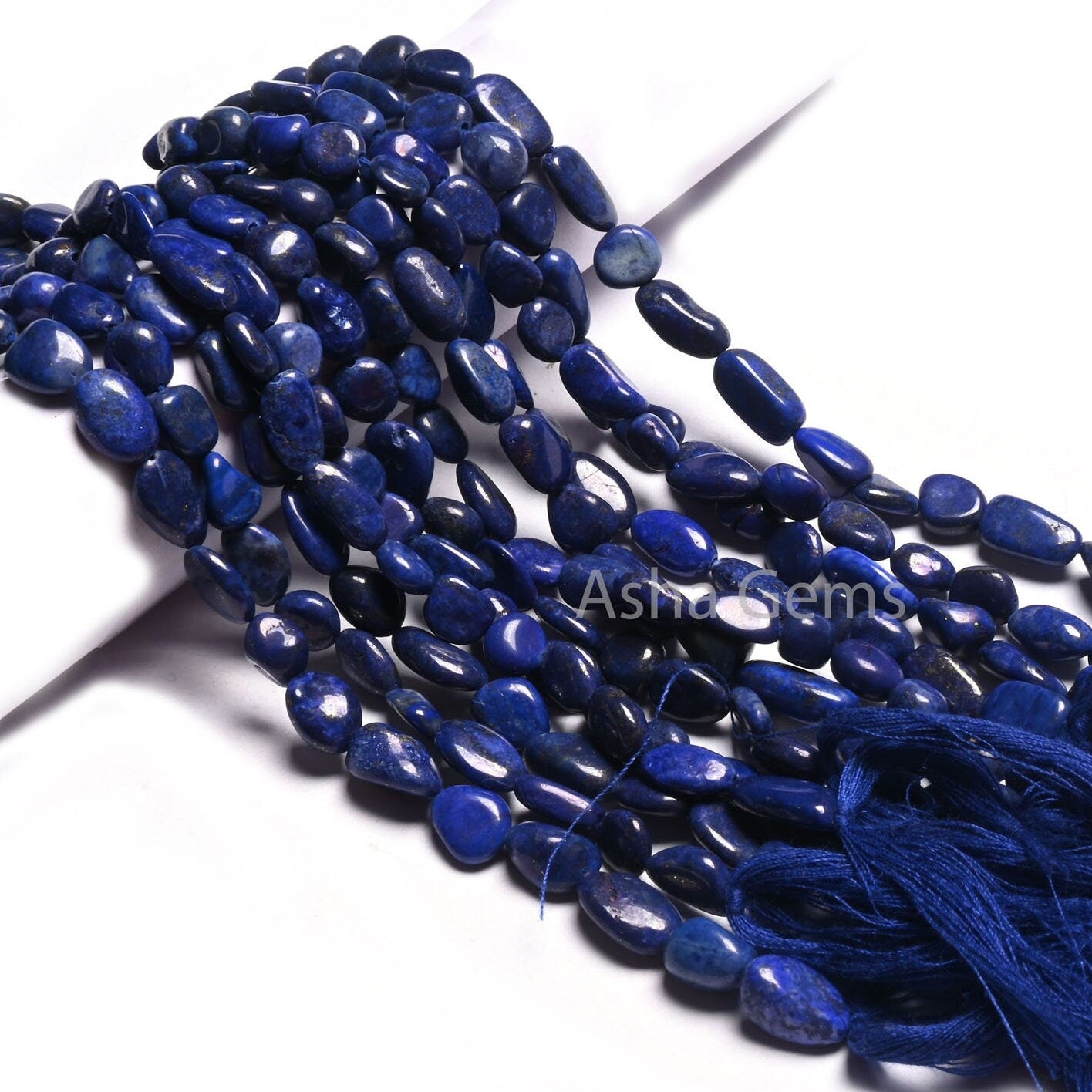 Beautiful Blue Lapis Smooth Handmade Nugget Gemstone Beads,7-12 mm Lapis Lazuli Uneven Tumble handmade Beads Lapis Jewelry Making Craft SALE (AG 22294)