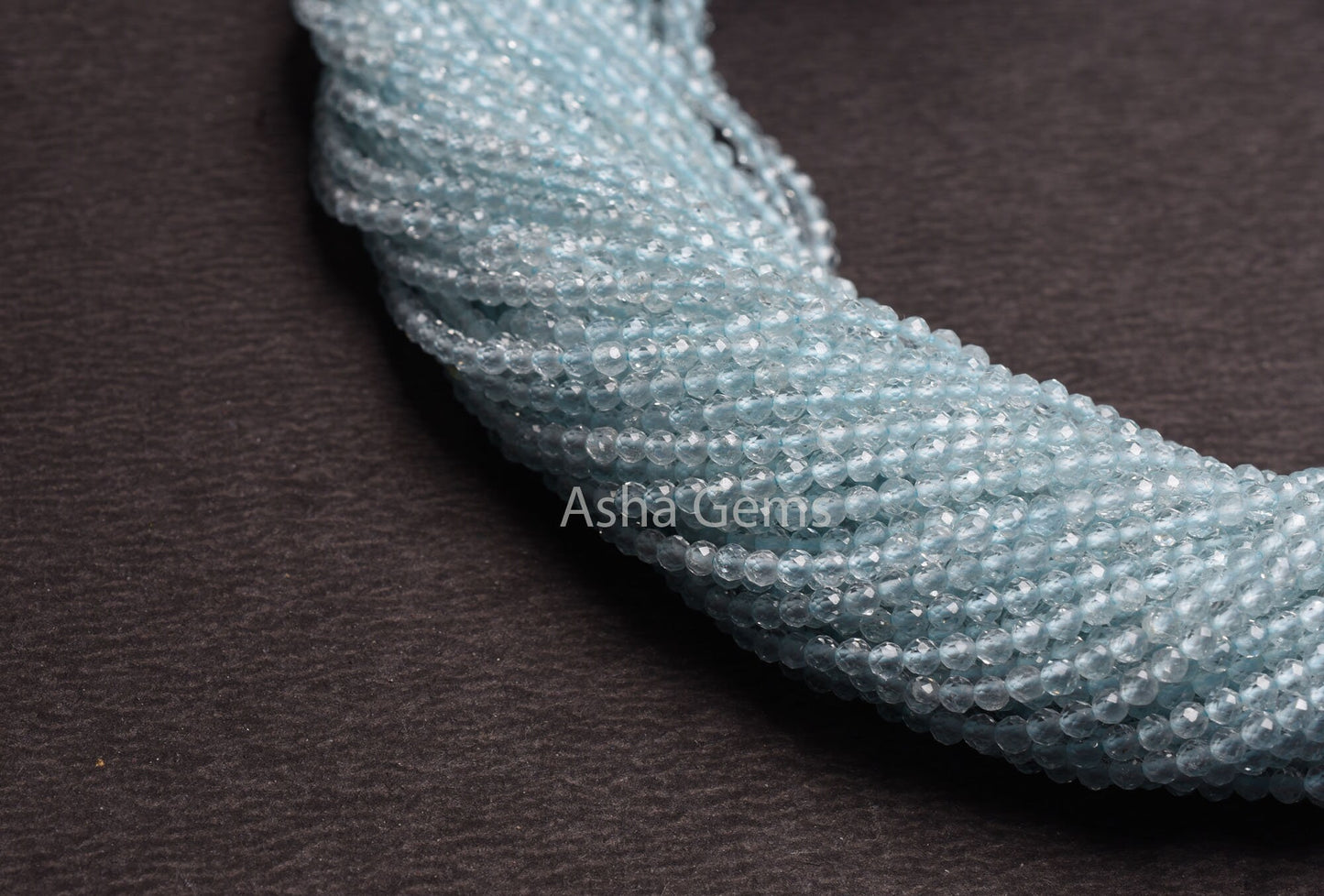 Real Sky Topaz Micro Cut faceted Gemstone Beads,2.5 mm Natural Topaz Machine Cut Tiny Beads, AAA Quality Sky Blue Topaz Beads Jewelry Crafts